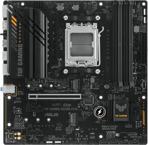 Socket AM5 : TUF GAMING A620M-PLUS (DDR5, M.2, 2 x DisplayPort, HDMI, mATX)