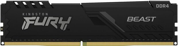 KF436C17BB/8 FURY Beast DDR4 8 GB, DIMM 288-pin, 3600 MHz, PC4-28800, CL17, zwart
