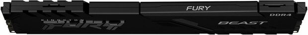 KF436C17BB/8 FURY Beast DDR4 8 GB, DIMM 288-pin, 3600 MHz, PC4-28800, CL17, zwart