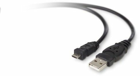 F3U151B06 USB-A naar Micro-B Pro kabel (zwart, 1,8 meter)