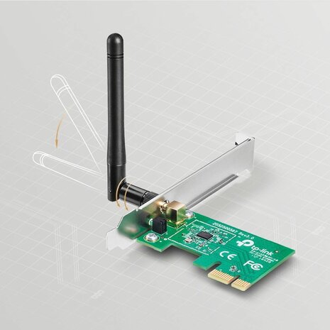 TL-WN781ND Wireless N PCI Express Lite Adapter (150 Mbps)