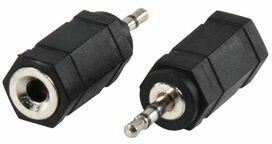 Audio Adapter plug (2,5 mm M naar 3,5 mm F, stereo)