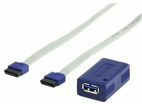 USB 3.0 adapter (USB A F naar SATA data 7-pin F, vergulde pluggen)