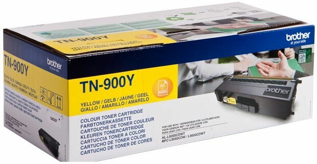 TN-900Y toner geel (6.000 afdrukken)