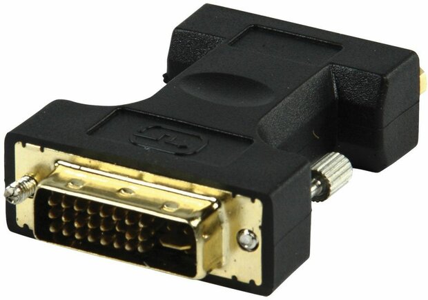 Adapter VGA/DVI : DVI-I M naar VGA F