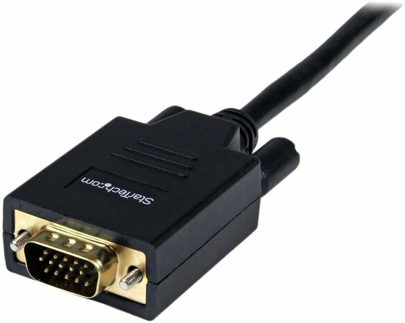 DisplayPort naar VGA Adapter Converter kabel (1,8 meter, zwart)