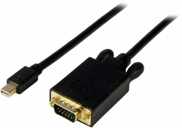 Mini DisplayPort naar VGA Adapterkabel (1 meter, 1920 x 1200, zwart)