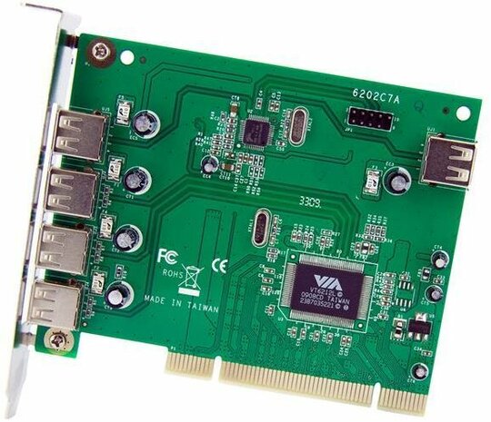 PCI USB Adapter (7 poorten)