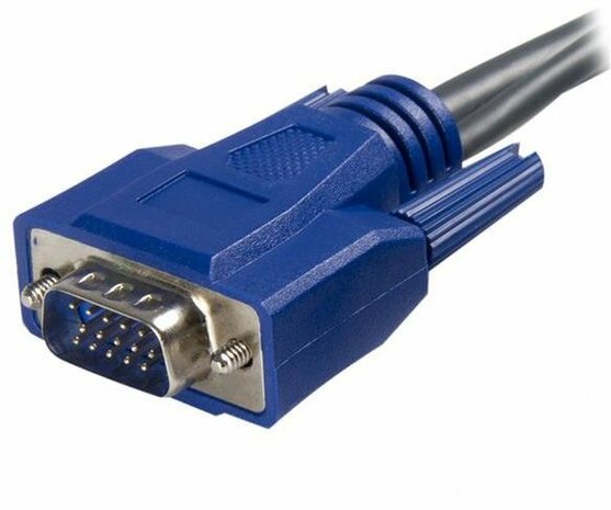 Ultra-Thin USB KVM-kabel (1,8 meter, VGA, 2-in-1)