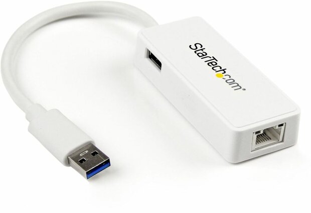 USB 3.0 naar Gigabit Ethernet Adapter (wit)