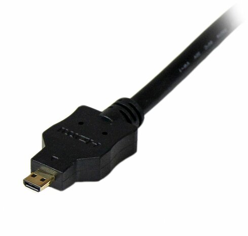 Micro-HDMI naar DVI-D kabel M/M (2 meter, zwart)