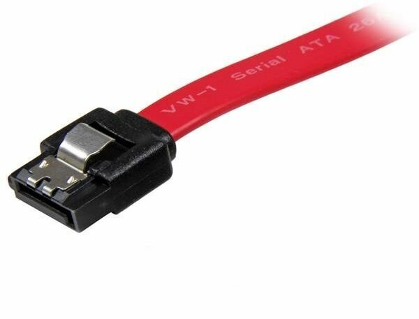 Latching S-ATA kabel (20 cm, rood)