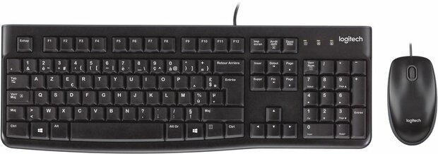 MK120 Desktop (toetsenbord en muis, zwart)