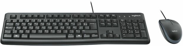 MK120 Desktop (toetsenbord en muis, zwart)