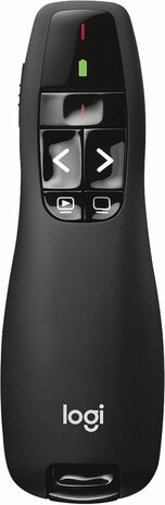 Wireless Presenter R400 (laserpointer, 15 meter bereik, zwart)
