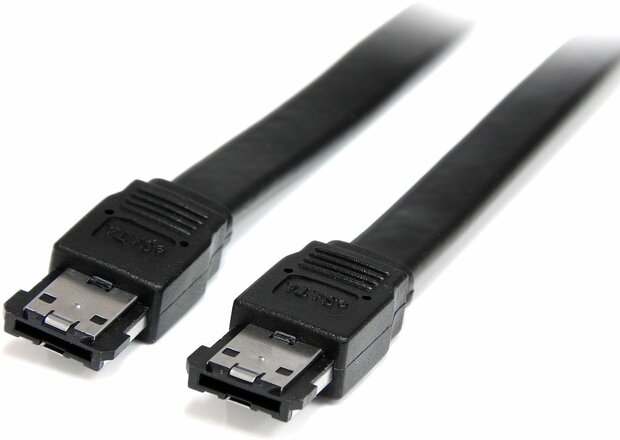 Shielded External eSATA kabel M/M (1,8 meter, zwart)