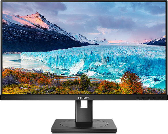 S-line 272S1M LED 27&quot;, 1920 x 1080 Full HD, 75 Hz, IPS, 1000:1, 4 ms, HDMI, DVI-D, VGA, DisplayPort, speakers, zwart