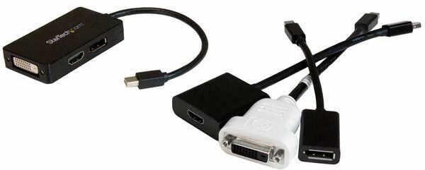 Mini DisplayPort naar DisplayPort / DVI / HDMI Adapter (3-in-1)