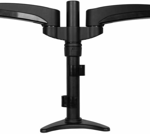 Articulating Dual Monitor Arm Grommet / Desk Mount (Cable Management, Height Adjust)