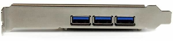 4-poort PCI Express USB 3.0 Card (3 externe en 1 interne)