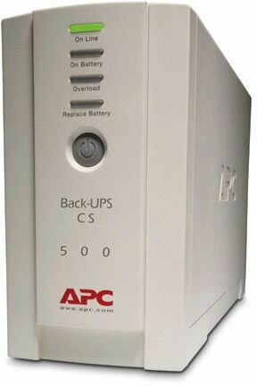 BK500EI Back-UPS CS 500 VA, met USB en seri&euml;le connectie