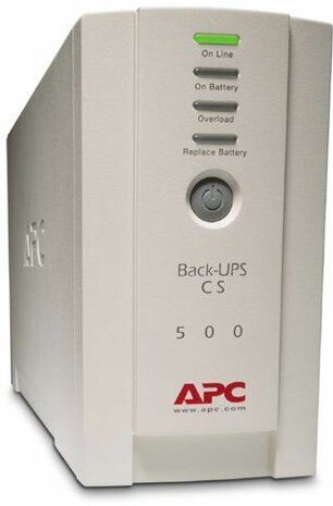 BK500EI Back-UPS CS 500 VA, met USB en seri&euml;le connectie