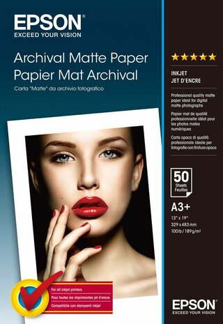 S041340 Archival Matte Paper (50 A3+ vellen)