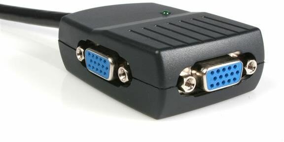 2-poort VGA Video splitter (USB powered)