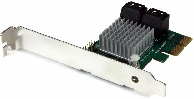 4-poort PCI-E SATA III 6 Gbps RAID Controller
