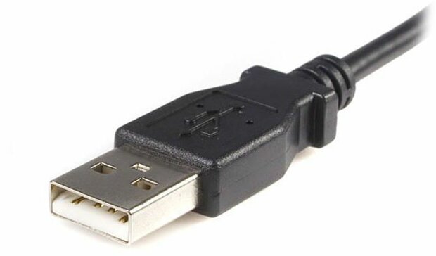 Micro USB-kabel A naar micro B (3 meter, zwart)