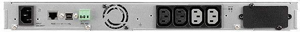 5P850iR UPS (rack-mountable, AC 160 - 290 Volt, 600 Watt, 850 VA, RS-232, USB, 4 output connectors, 1U)