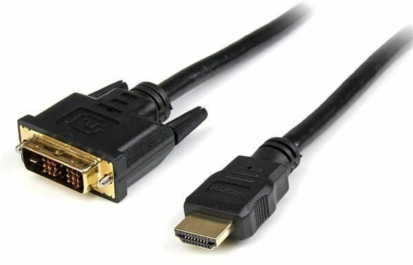 HDMI naar DVI-D kabel M/M (3 meter, zwart)