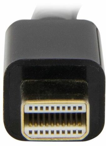 Mini DisplayPort M naar HDMI M converterkabel (1 meter, zwart, 4K)