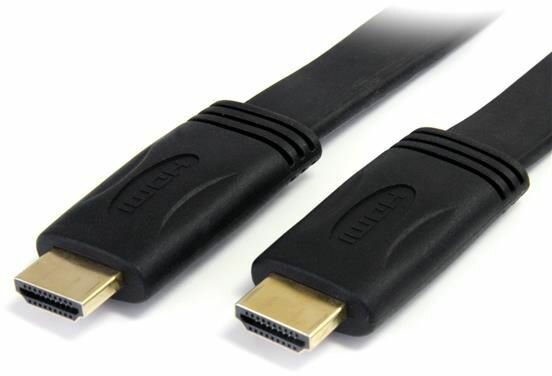 Flat High Speed HDMI-kabel M/M (5 meter, zwart)