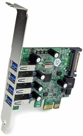 PCI Express SuperSpeed USB 3.0 Controller (S-ATA power, low profile)