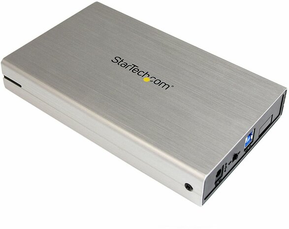 3,5&quot; USB 3.0 External SATA Hard Drive Enclosure (UASP, zilver)