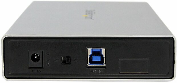 3,5&quot; USB 3.0 External SATA Hard Drive Enclosure (UASP, zilver)