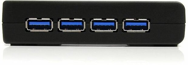 4-poort USB 3.0 Hub (zwart)