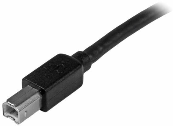 Actieve USB 2.0 kabel A naar B M/M (15 meter, zwart)