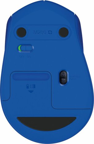 M280 Wireless Mouse (blauw)