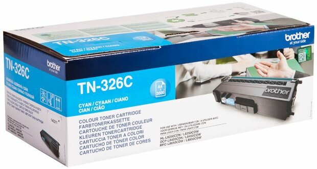 TN-326C toner cyaan (3.500 afdrukken)