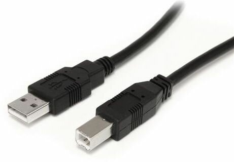 Actieve USB 2.0 kabel A naar B M/M (9 meter, zwart)