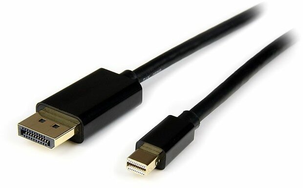 Mini DisplayPort naar DisplayPort kabel M/M (4 meter, zwart)