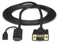 HDMI naar VGA actieve converterkabel (3 meter, 1920 x 1200, 1080p)