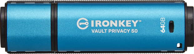 IKVP50/64GB IronKey Vault Privacy 50 Series USB flash drive (64 GB, encrypted, USB 3.2 Gen 1, TAA Compliant)