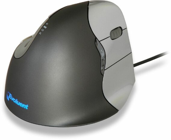 Evoluent Vertical Mouse 4 (optisch, 6 knoppen, USB)