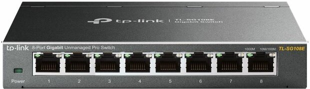 TL-SG108E Gigabit Easy Smart Switch (8 poorten, 10/100/1000 Mbps)