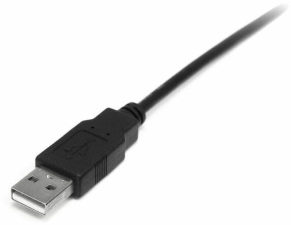 USB 2.0 kabel A naar mini B M/M (0,5 meter, zwart)