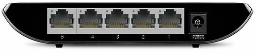 TL-SG1005D Gigabit Switch (unmanaged, 5 x 10/100/1000 Mbps)