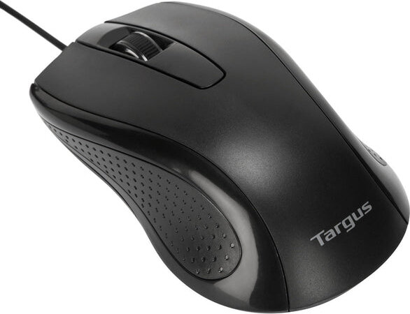 Full-Size Mouse (antimicrobial, wired, USB, zwart)